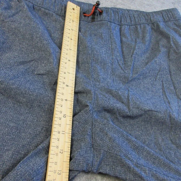 Eddie Bauer Mens Travex Shorts XL Gym Blue Performance Athletic Pockets 240 - Picture 4 of 11